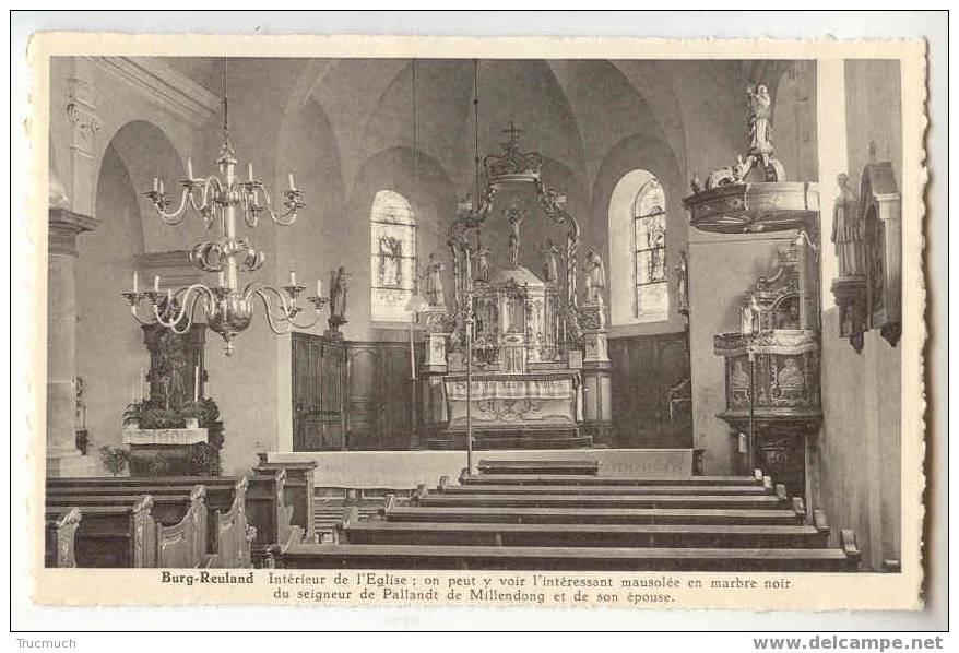 7041 - BURG-REULAND - Intérieur De L'église - Burg-Reuland