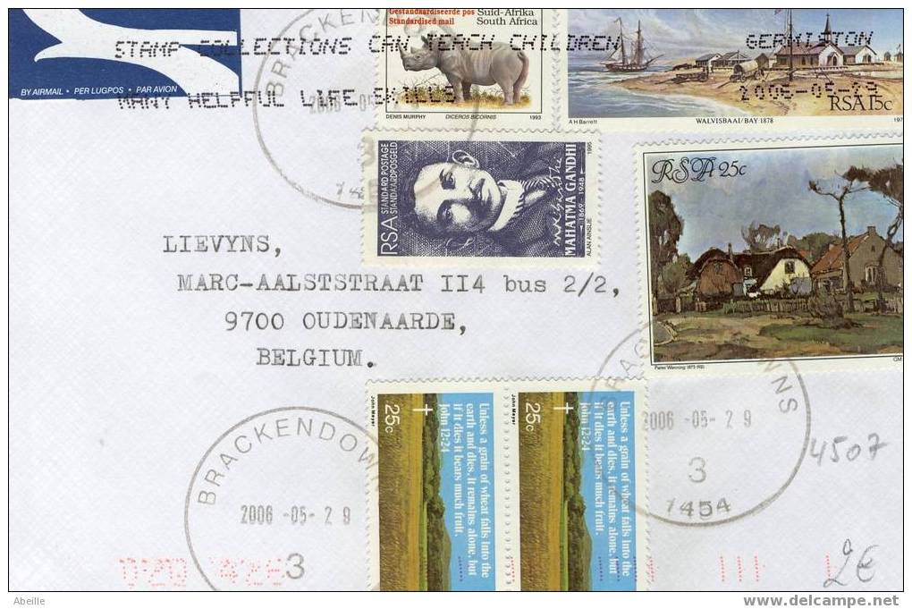 4507 LETTRE RSA - Rhinocéros