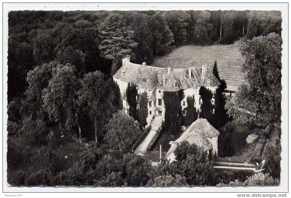 Réf 128 - HARCOURT - En Avion Au Dessus De... - Le Château - Harcourt