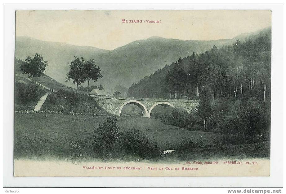 BUSSANG - Vallée Et Pont De Séchenat - Bussang