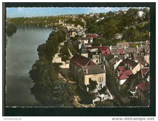 CPSM - En Avion Au-dessus De ... La Frette Sur Seine - L'église (vue Générale Aérienne LAPIE 11) - La Frette-sur-Seine