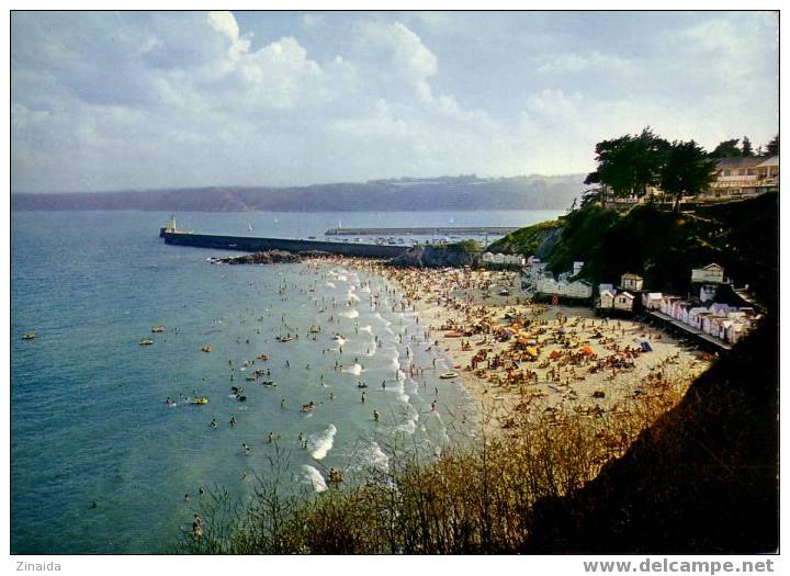 CARTE POSTALE DE BINIC - LA PLAGE DE L'AVANT PORT - Binic