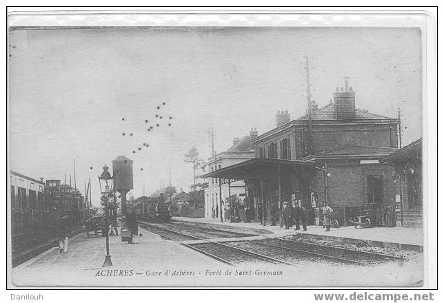 78 // YVELINES / ACHERES / Gare D'Achères, Forêt De St Germain / # ** - Acheres