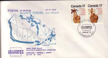 CANADA FDC CODE POSTAL 1979  FDC44 - Code Postal