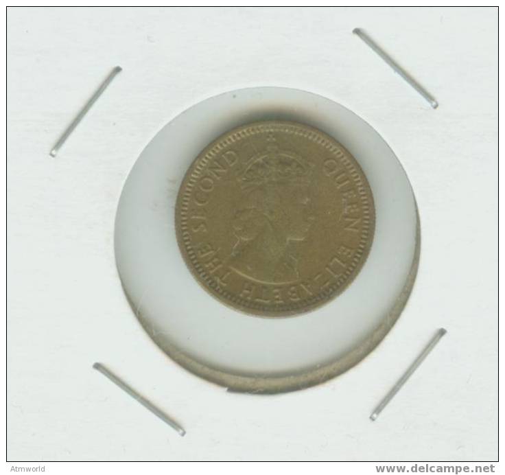 HONG KONG COIN --------   5 CENTS    -----------    1972    ------ - Hong Kong