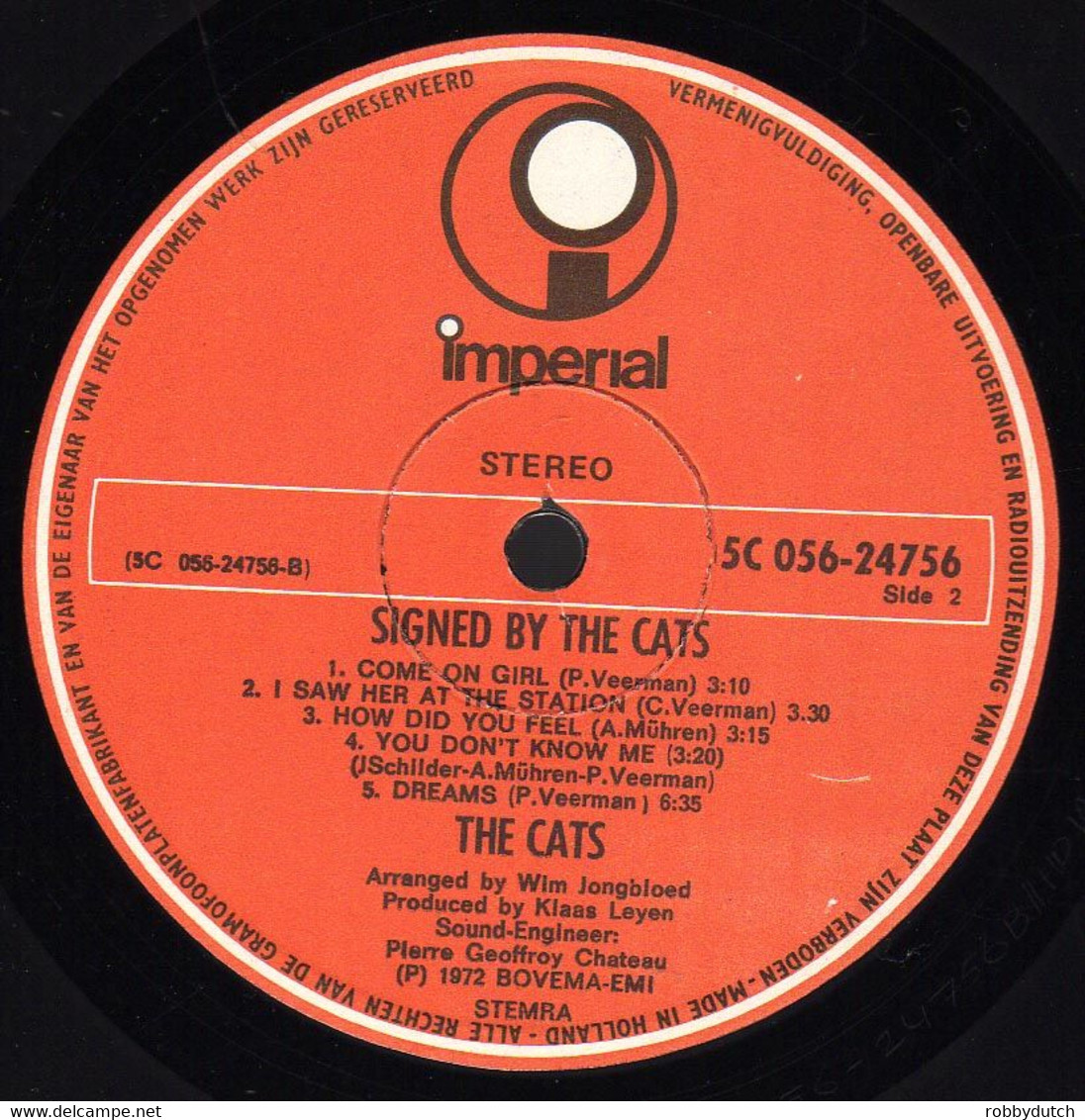 * LP * THE CATS - SIGNED BY THE CATS (Holland 1972 Ex-!!!) - Disco & Pop