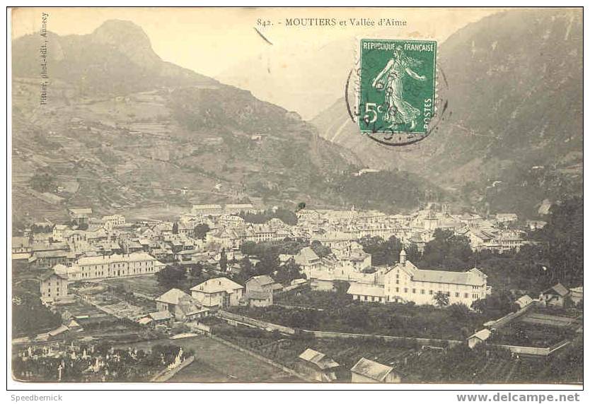 3799 Moutiers Et Vallée D'Aime . Pittier Nancy N°842 - Moutiers