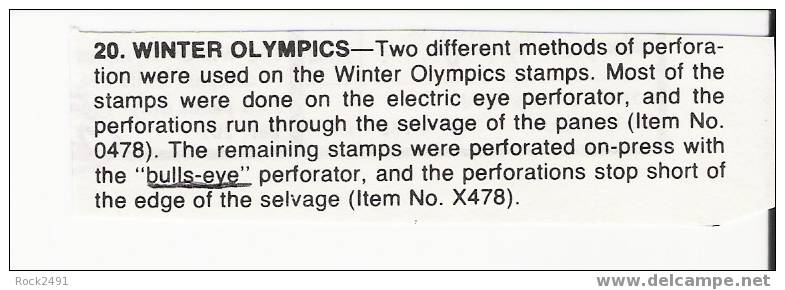 US Scott 1795A Thru 1798A - RARE Bullseye Perf Sheet Of 50 - 1980 Winter Olympics 15 Cent ** Mint - Ganze Bögen