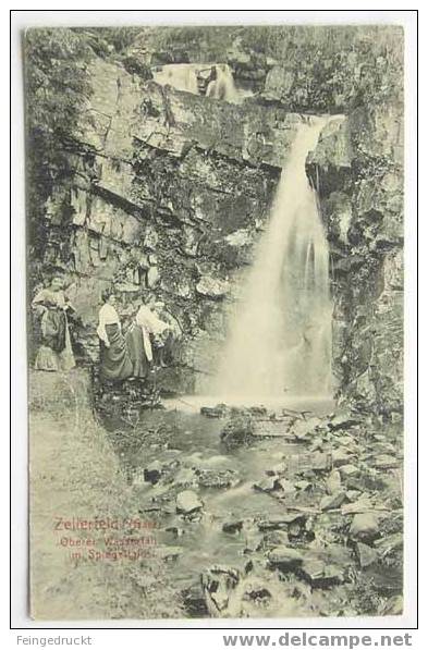 D 2698 - Zellerfeld. Oberer Wasserfall Im Spiegeltale - Foto Ak Um 1910 - Oberharz