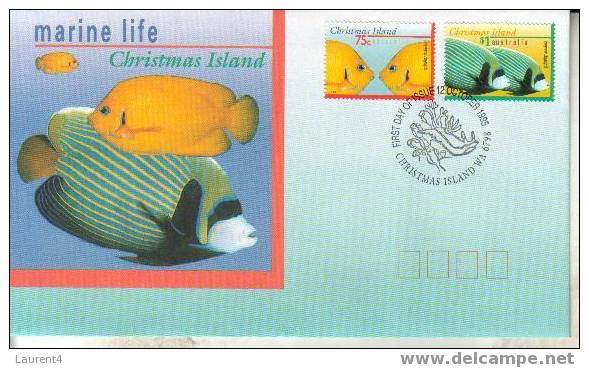 1 FDC Christmas Island 1995 - 1 Enveloppe Premier Jour 1995 - Poisson - Christmaseiland