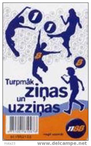 Latvia -SPORT GAMES- Info 1188 -USED - Jeux