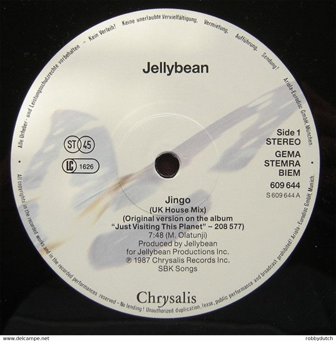 * 12" * JELLYBEAN - JINGO - 45 G - Maxi-Single