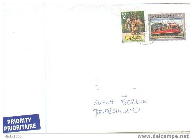 Österreich / Austria - Umschlag Echt Gelaufen / Cover Used (3448) ## - Storia Postale