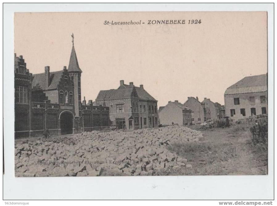 Zonnebeke - St-Lucasschool 1924 - Zonnebeke