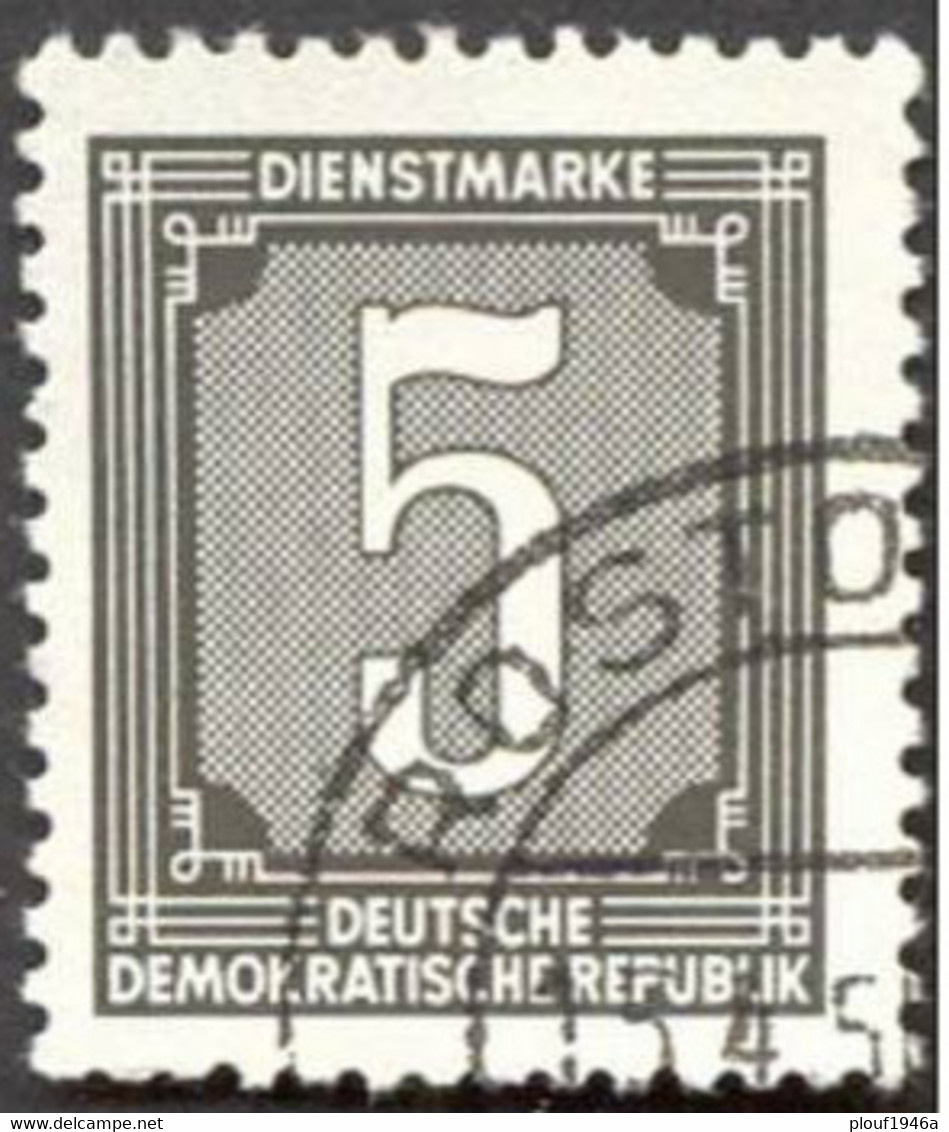 Pays :  24,6 (Allemagne Orientale) Yvert Et Tellier N°: S  34 (o) - Used