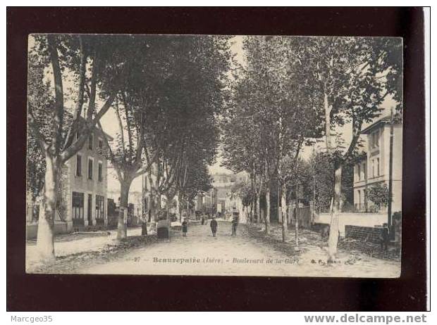 006380 Beaurepaire Boulevard De La Gare édit.B.F. N°27 Animée Belle Carte - Beaurepaire