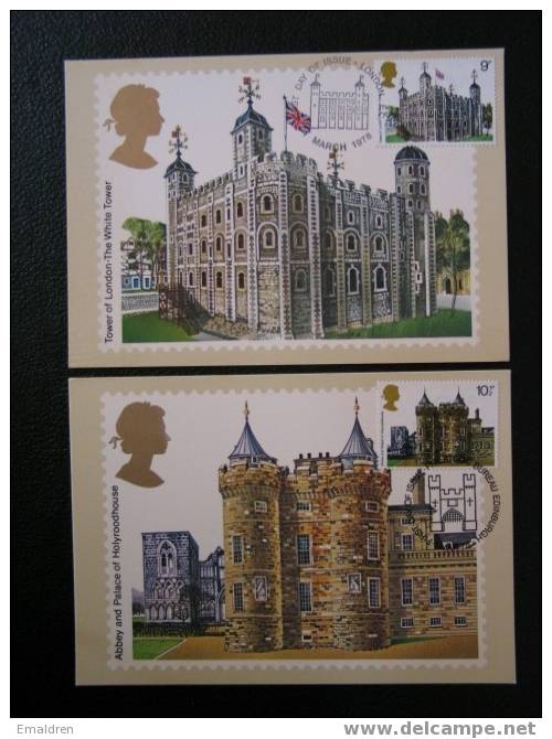 Historic Buildings - The 4 Cards - Carte PHQ