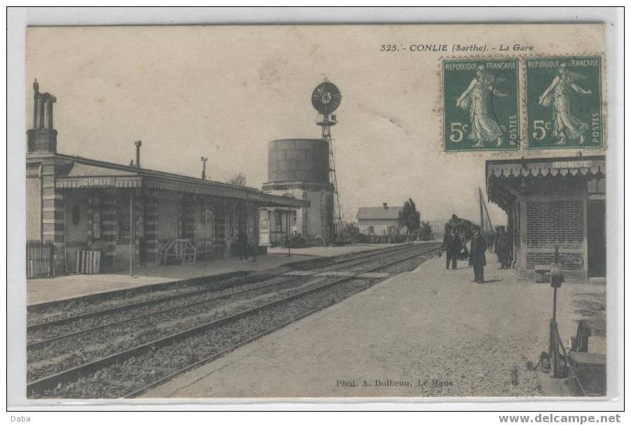 CONLIE.  LA GARE. - Conlie