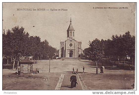 Montceau La Place 1915 - Montceau Les Mines