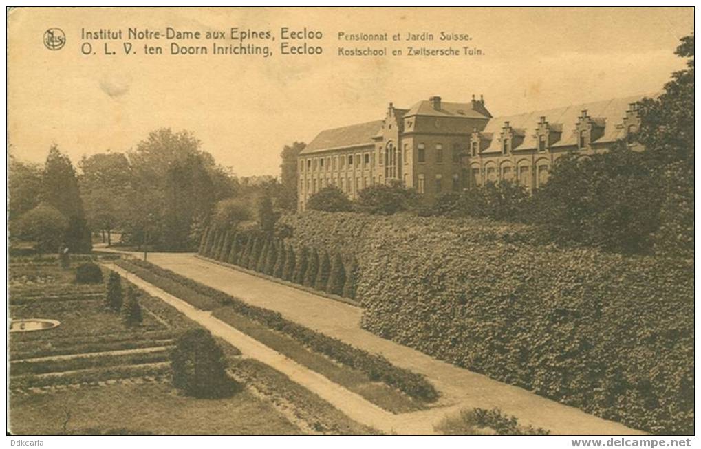 Eecloo - Institut N.-D. Aux Epines - Pensionnat Et Jardin Suisse - Eeklo