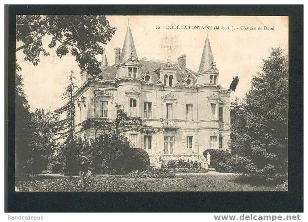 Doué La Fontaine - Château De Doué (Coll. H. O. 12) - Doue La Fontaine