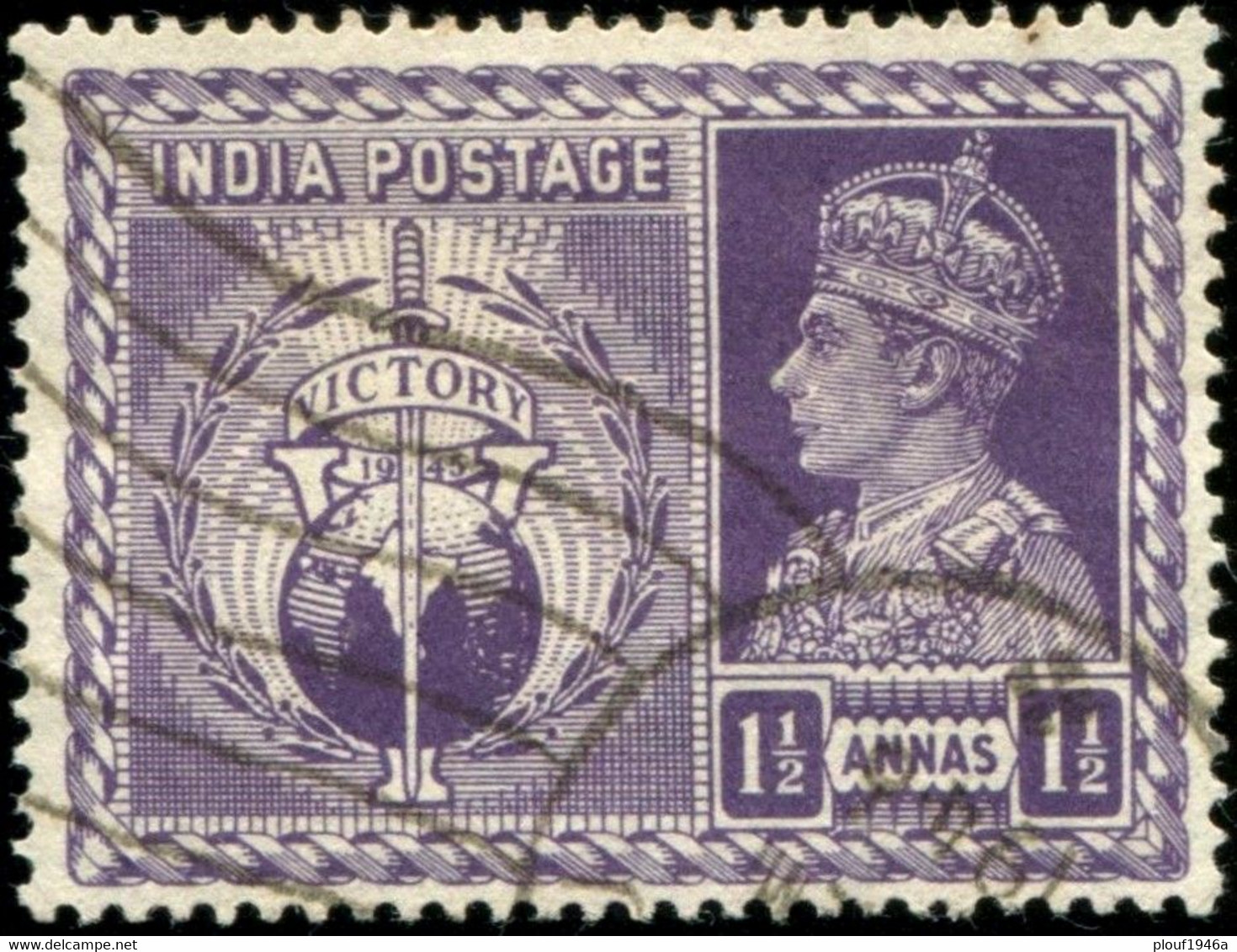 Pays : 230,3 (Inde Anglaise : Empire)  Yvert Et Tellier N° :  175 (o) - 1936-47 Roi Georges VI