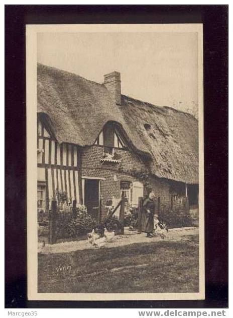 007360 Ferme Normande à Jumiège édit.yvon N°11   Chaumière - Jumieges