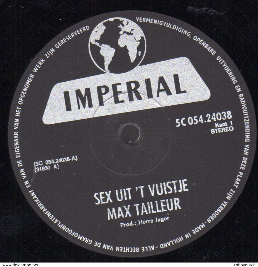 * LP * MAX TAILLEUR- SEX UIT 'T VUISTJE - Humour, Cabaret