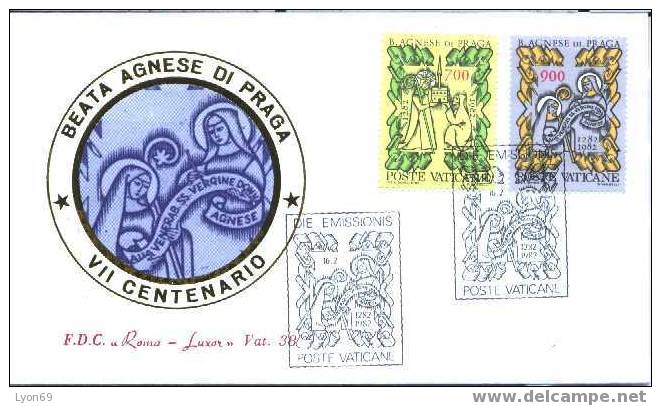 FDC  SERIE 726/7 - Lettres & Documents