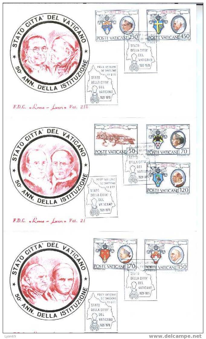 FDC  SERIE 678/84 ANNEE DE L'INSTITUTION - Covers & Documents