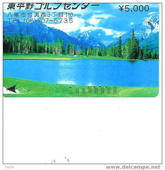 GOLF TELECARTE  JAPON - Golf