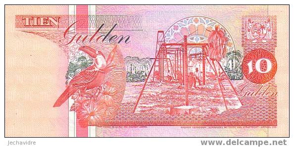 SURINAM   10 Gulden  Daté Du 01-12-1996   Pick 137b     ***** BILLET  NEUF ***** - Suriname