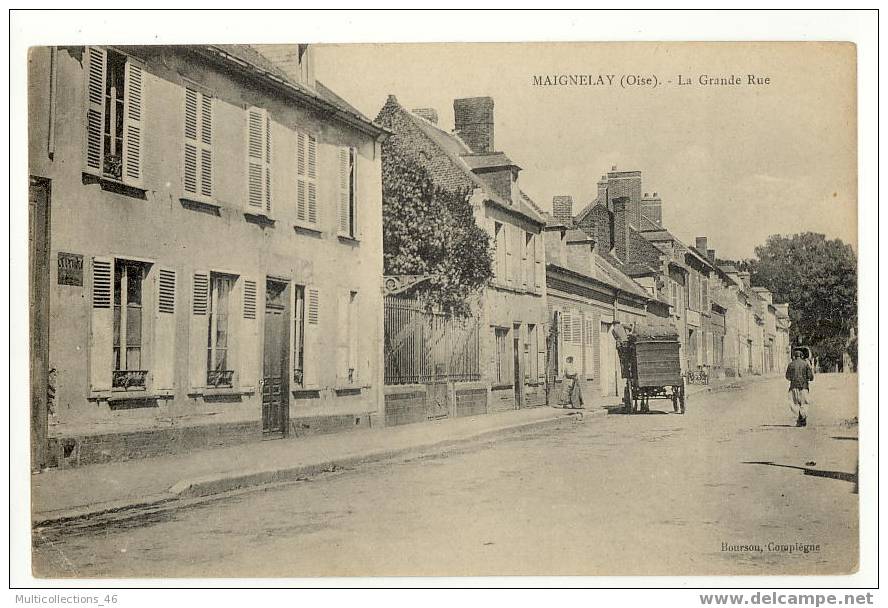 60 - MAIGNELAY - La Grande Rue. - Maignelay Montigny