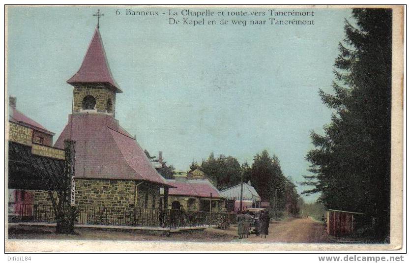 Banneux Notre Dame Kapel En Weg Nr Tancrémont - Sprimont