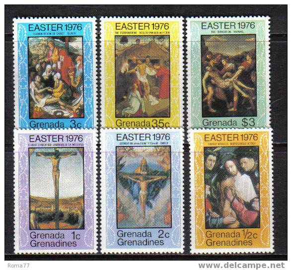 D933 - GRENADINES , PASQUA 1976 N. 151/156 *** - Pascua