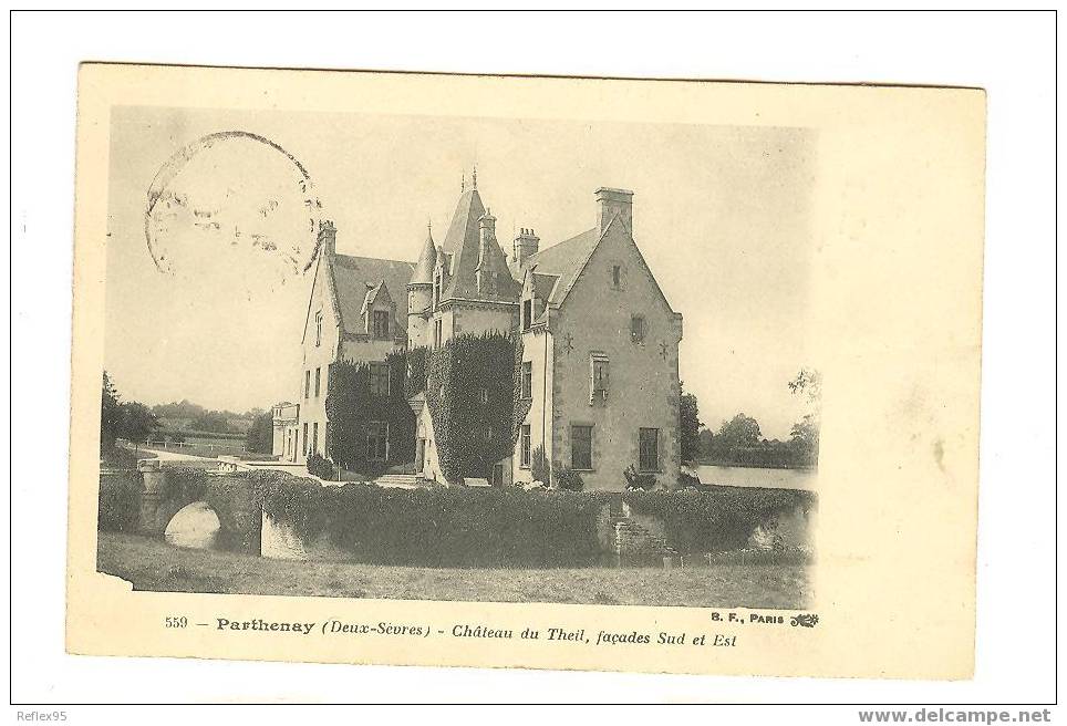 PARTHENAY - Château Du Theil Façades Sud Et Est - Parthenay