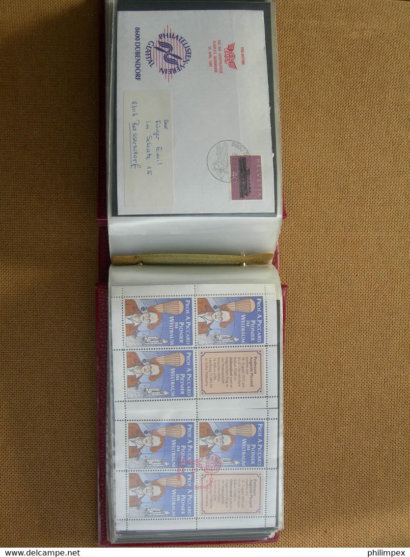 SWITZERLAND, 400+ AIRPOSTDOCUMENTS, FIRST- and SPECIAL FLIGHTS - GREAT LOT!