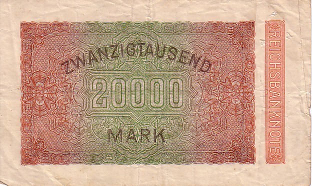 ALLEMAGNE   20 000 Mark  Daté Du 20-02-1923   Pick 85     ***** QUALITE  VF + ***** - 20000 Mark