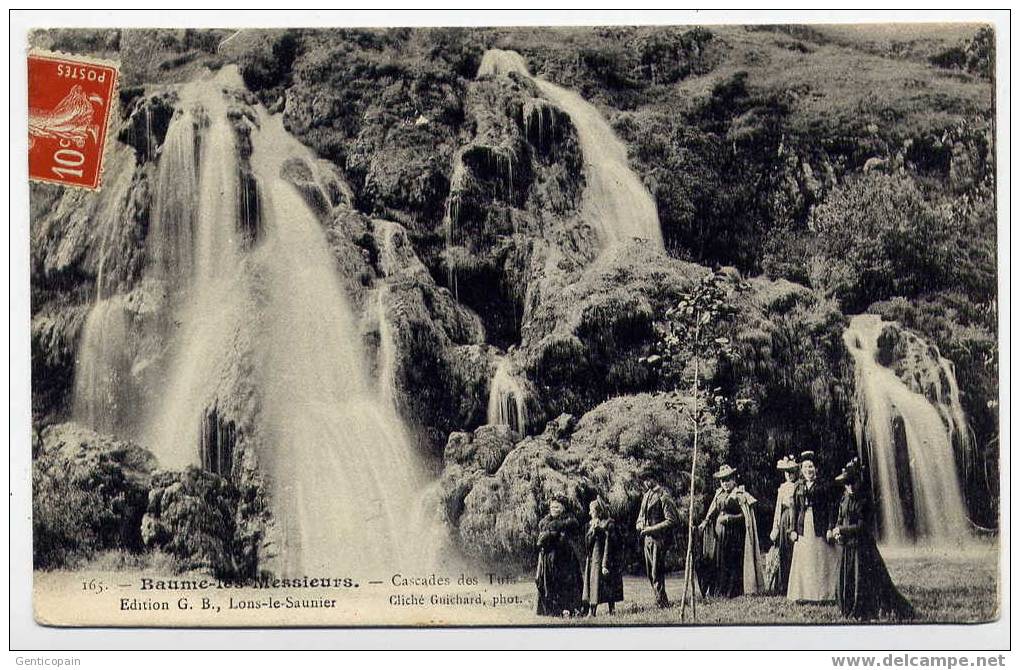 H126 - BAUME-les-MESSIEURS - Cascade Des Tufs (1908 - Carte Animée) - Baume-les-Messieurs