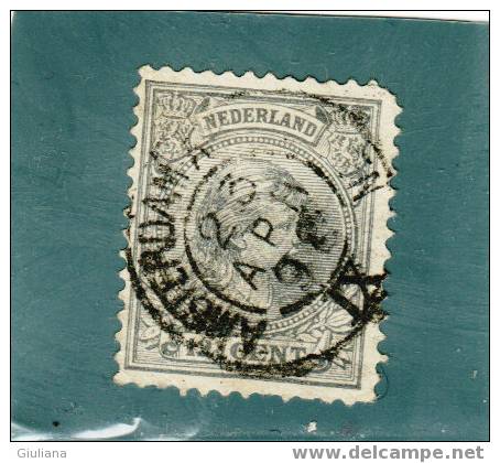 Olanda - N. 38  Used (UNI)  1879-97 - Gebraucht