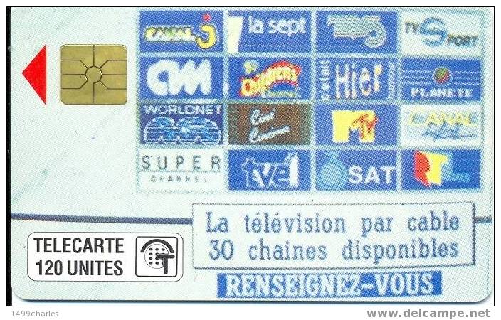 MF 13  TELE CABLEE  50u Puce GEM De 01/91 - Monaco