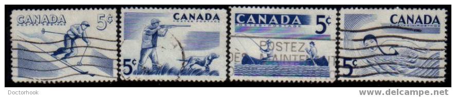 CANADA   Scott   #  365-8  F-VF USED - Gebraucht