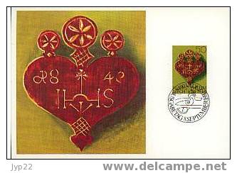 Liechtenstein Lot 3 CM 1er Jour FDC Anciens Ustensiles D'Alpage En Bois - Seau Barate Coeur Décoratif - élevage Vache - Cartas Máxima