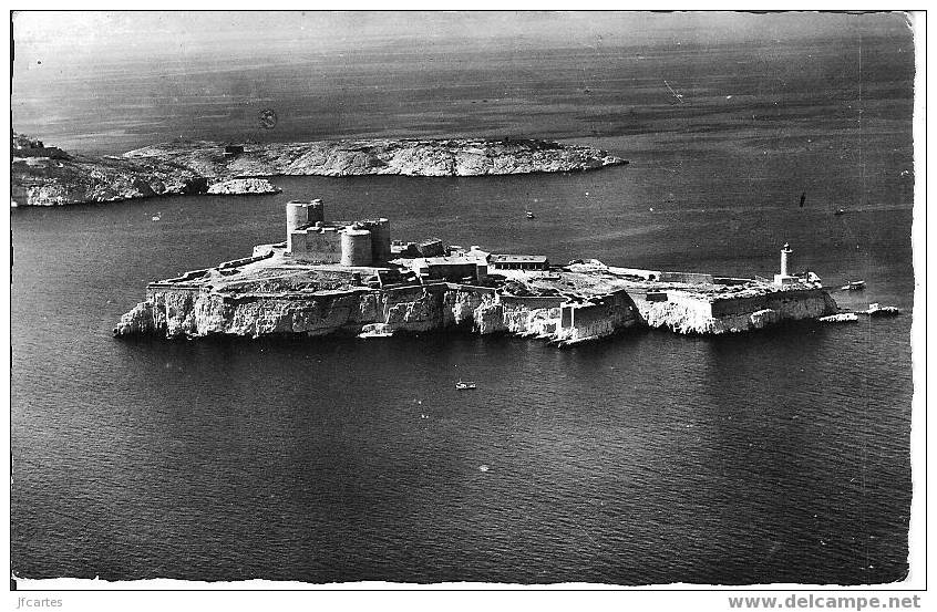 13 - MARSEILLE - Vue Aérienne Du Château D'If Et Des îles Du Frioul - Semi Moderne Petit Format - Château D'If, Frioul, Iles ...