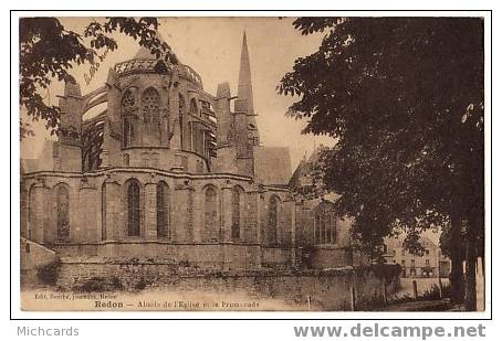 CPA 35 REDON - Abside De L'Eglise - Redon