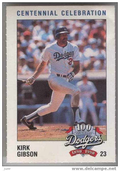 Kirk Gibson - L.A. Dodgers - 1990 - # 23 - 1990-1999