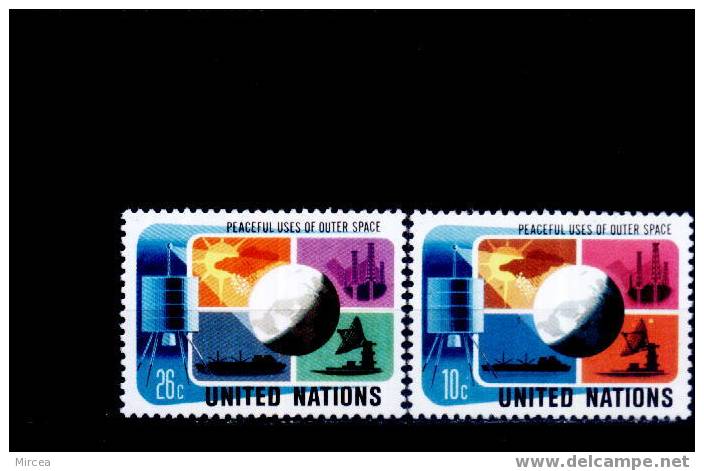 Nations Unies - Yv.no.249/50 Neufs** - Ongebruikt