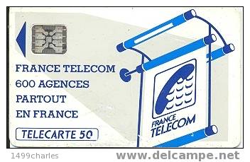 Te 16-520    600 AGENCES  50u  Puce SC5  An   RARE  COTE 27 Euros !!!!! - 600 Agences