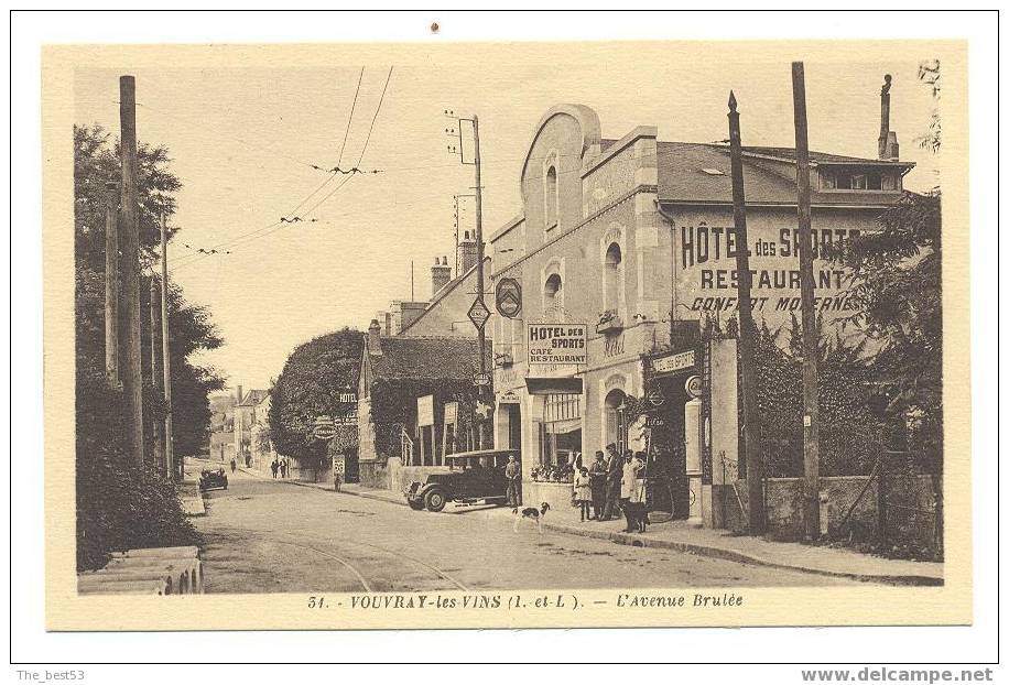 31 - Vouvray -  L'Avenue Brulée - Vouvray