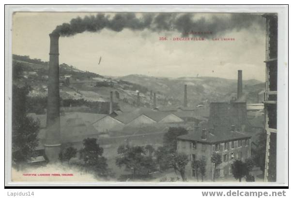 D 78 /CPA DECAZEVILLE LES USINES (aveyron) - Decazeville